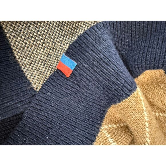 KULE The Twiggy Argyle Wool-Blend Cardigan - Picture 10 of 11